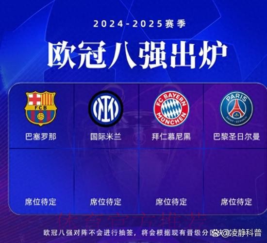 欧冠8强出炉4席:拜仁将战国米!巴黎逆转利物浦 欧冠8强出炉4席:拜仁将战国米!巴黎逆转利物浦